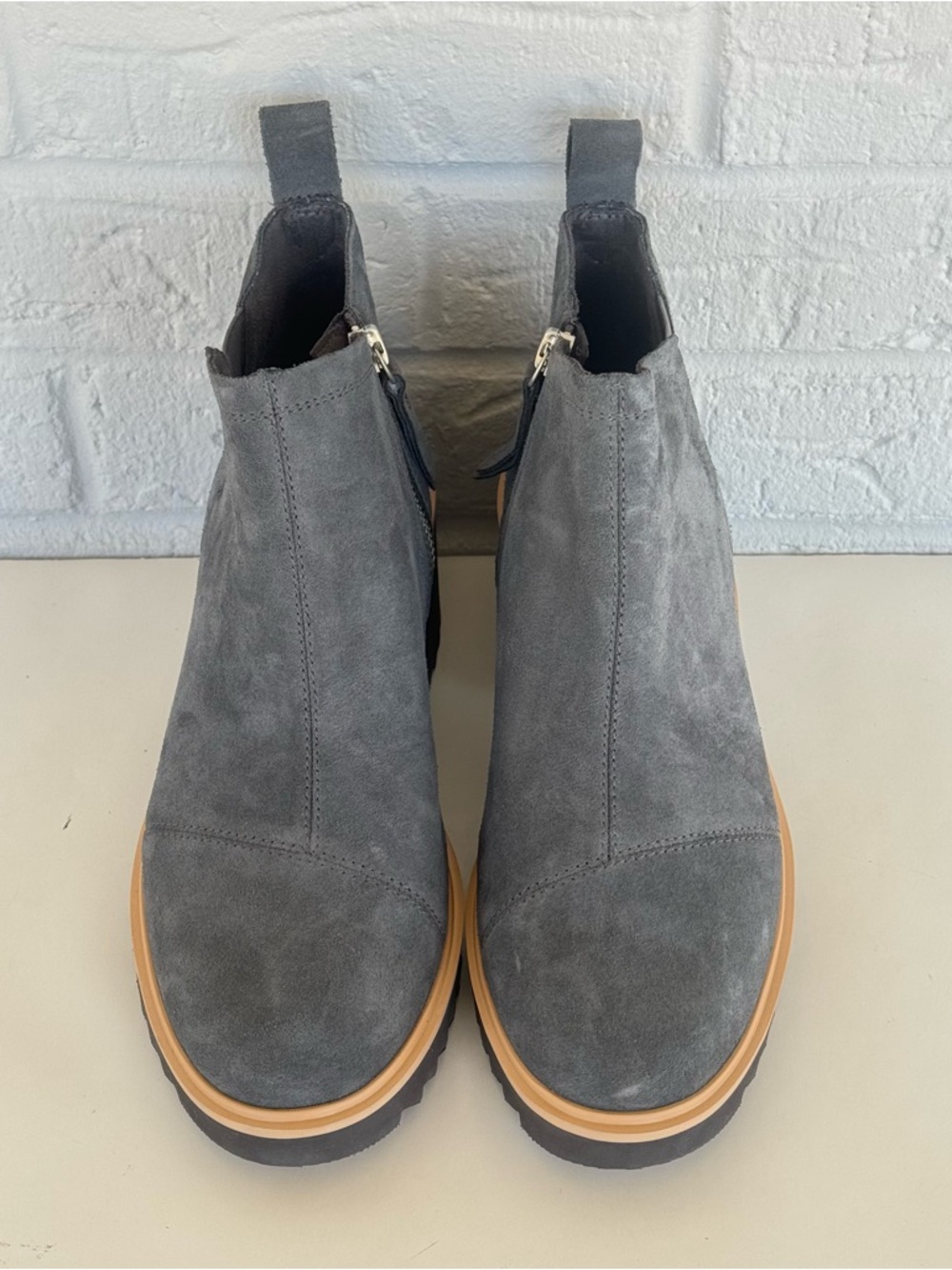 TOMS Maude Suede Wedge Booties Women's 8 - Picture 11 of 15
